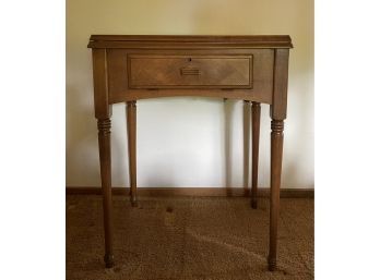 Sewing Machine Table Without Machine. Used As An Accent Table!