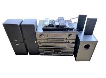 Technics Stereo, KLH Speakers, Sony DVD Player