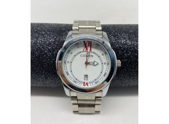 Nice Mens CITIZEN Wristwatch, Water Resistant, Needs New Battery