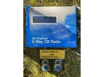 2-way CB Radio And Pack Of Master Locks