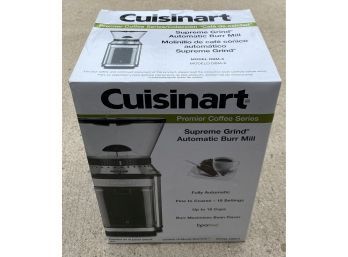 Cuisinart Coffee Maker And Grinder In Original Box