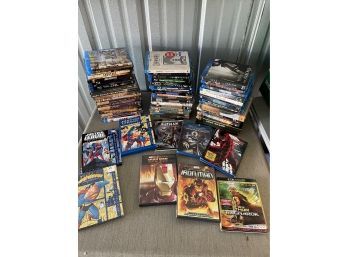 Immense Collection Of DVDs. Thor Ragnarok, Justice League, Jack Reacher, Knightfall, Legen Of Tarzan And More!