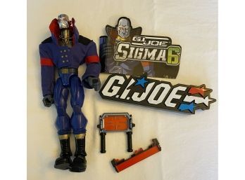 Collectible G.I. JOE 8 DESTRO Sigma 6 Action Figure With Accessories