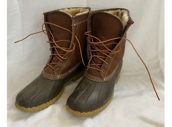 Gently Worn L.L. Bean Winter Boots, Size 10 Mens