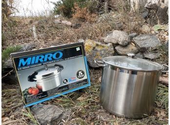 Mirro 12 Qt. Pressure Cooker And Large Cooking Pot.