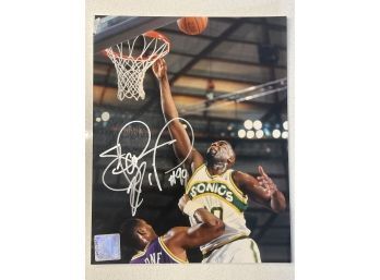 Shawn Kemp Seattle SuperSonics Officially Licensed Autographed Sports Memorabilia