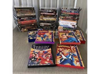 MASSIVE Collection Of DVDs Including Justice League, Animated Batman Series, Doctor Strange, Superman, & MORE