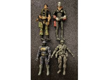 FOUR LOOSE G.I. JOE Action Figures! Including 25th Cobra Legions DESTRO