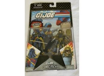 Authentic G.I. JOE Action Figures In Original Unopened Box! 2008 Edition, Cobra Commander And TRIPWIRE