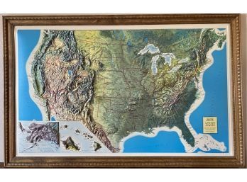 3D Topographic Map Of United States