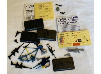 Authentic G.I. JOE Collectible Weapons! Includes Leatherneck And Cobra Commander Weapons