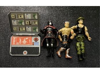 Vintage G.I. JOE Action Figures, Including Road Pig And Broken Sgt. Slaughter