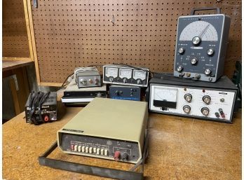 RF Signal Regulator, Heathkit Volatve Regulator, Amp Tester And More! ALL UNTESTED