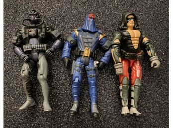 Collection Of Three Loose G.I. JOE Action Figures! Including 2003 Zartan