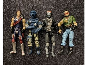 Authentic G.I. JOE Action Figures! Highly Collectible. Four Loose Figures Including Dreadnok Ripper V6