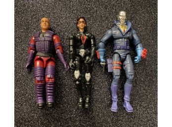 Collection Of Three Loose G.I. JOE Action Figures, Including Highly Collectible 25th Anniversary ARAH