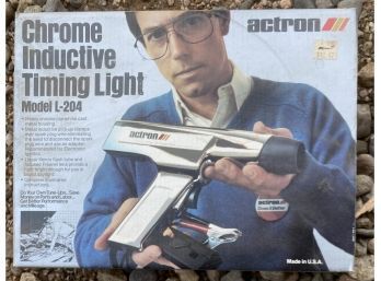 ACTRON Chrome Inductive Timing Light In Original Box