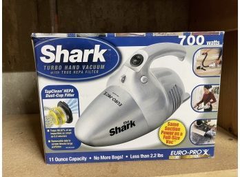 Shark Turbo Hand Vacuum.