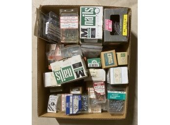 Box Of Nails And Screws, All Sizes