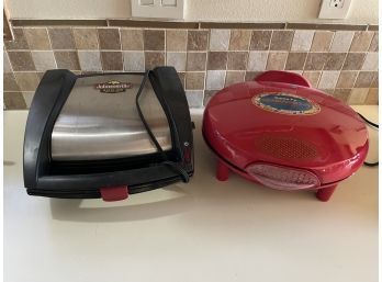 Johnson Like Sizzling Sausage Grill And Santa Fe Quesadilla Maker. LIKE NEW!