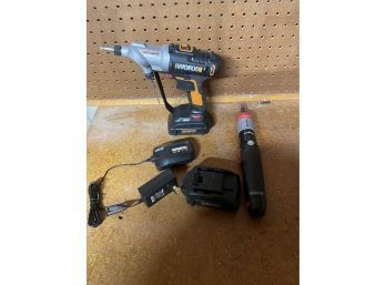 Worx Switchdriver Cordless Drill Driver And Craftsman Pivot Driver