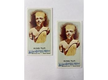 King Tut Mini Cards (2). The Worlds Champions, Allen And Ginter 2010. Topps.