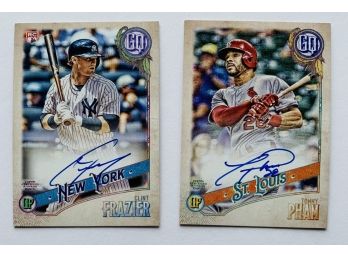 Topps, Gypsy Queen, Autographs, Tommy Pham, Rookie Card Of Clint Frazier, 2018