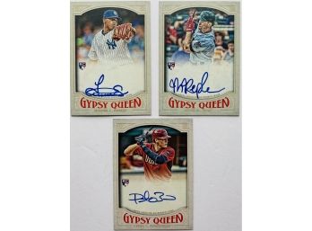 Topps, Gypsy Queen, Rookie Cards, Peter OBrien, Luis Severino, Max Kepler, Autographs, 2016