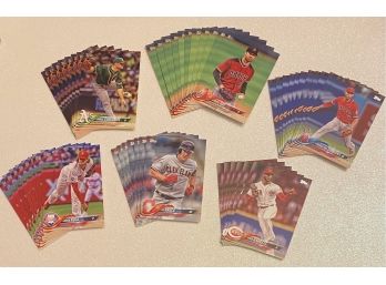 Large Lot Of MLB Baseball Trading Cards By TOPPS, Incl. Aaron Nola, Robbie Ray, And More!