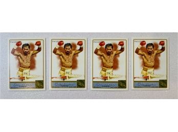 Manny Pacquiao ALLEN & GINTERS TOPPS Trading Cards, 4 Count