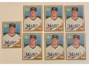 Scott Cousins Florida Marlins ROOKIE CARD, TOPPS Heritage 2011. 7 Count