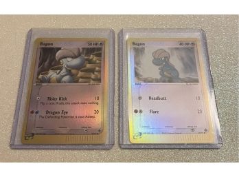 POKEMON CARDS! Two Bagon HOLO Cards, 50/97 And 49/97