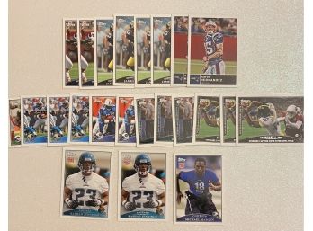 Michael Hamlin, Rashad Jennings, Aaron Hernandez ROOKIE CARDS. Collection Of NFL Football Cards By TOPPS