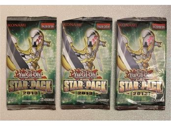 Three Yu-Gi-Oh Unopened STAR PACKS With 3 Cards Inside (Each) Lot #2