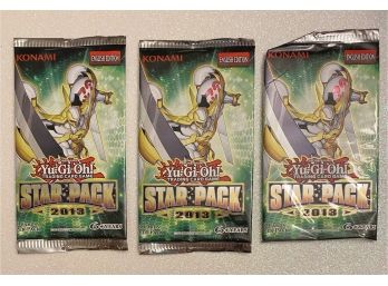 Three Yu-Gi-Oh Unopened STAR PACKS With 3 Cards Inside (Each) Lot #3