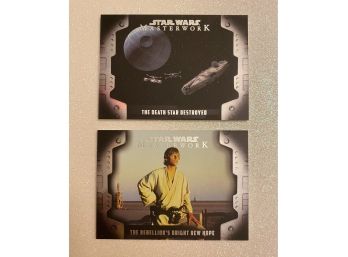 STAR WARS Masterwork Trading Cards By TOPPS. A New Hope 150/249 And 140/249