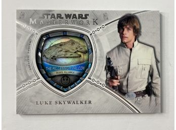 Luke Skywalker Commemorative Ship Emblem, 03/175 SILVER STAMPED!! Masterwork.
