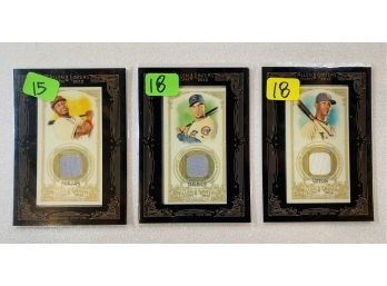 ALLEN & GINTERS 2012 Relic Cards By TOPPS, Incl. Phillips, Upton, And Theriot
