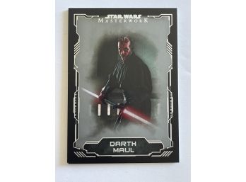 Star Wars Darth Maul Silver Stamped 23/99---ONLY 99 EVER MADE!