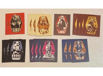 Collectible STAR WARS Sticker Cards By TOPPS. Awesome Collection!