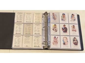 Binder Full Of 2007 ALLEN & GINTERS TOPPS Baseball Trading Cards, Not A Complete Set