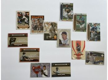 Assortment Of Baseball Cards Including Autographs From Kirt Manwaring, Scott Garrelts, And Steve Hosey!