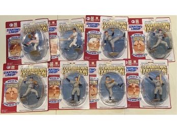 Eight COOPERSTOWN Collectible Baseball Figurines With Matching Trading Card, Incl. BABE RUTH! Some Duplicates