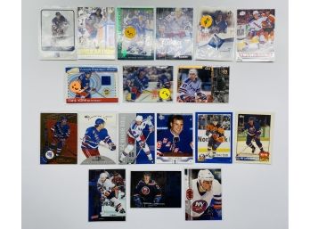 New York Rangers And Islanders! Rookies Incl. Kovalev And LaFontaine. Also Incl. Two Jersey Cards!