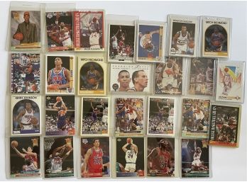 Collection Of Basketball Cards Including Tom Gugliotta, Derrick Coleman, Gary Payton, John Paxson, And More!