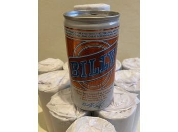 Collection Of 12 BILLY Beer Cans From Pearl Brewing Company