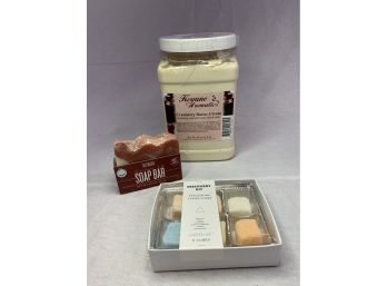 Aromatic Cranberry Buttercream Hydrating Cream (64 Oz!), Exfoliating Sugar Cubes