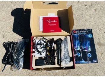 Music Lovers! DoPi Karaoke Kit And SoundSOUL Wireless Speakers In Original Box