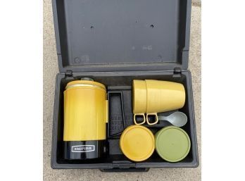 Coffee Travel Kit In Hard Plastic Container