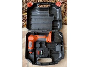 Black & Decker Power Drill With Charger